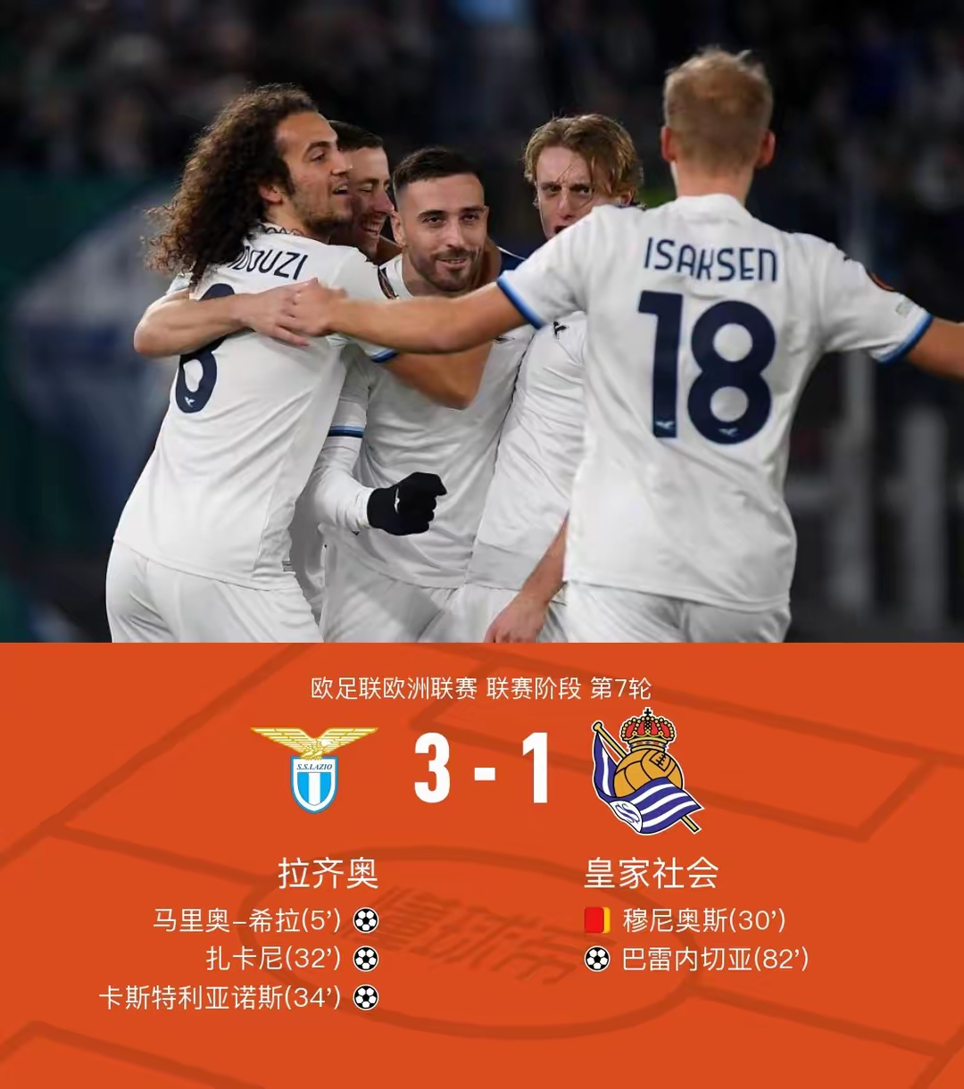 星空体育链接-拉齐奥主场击败卡利亚里，取得领先